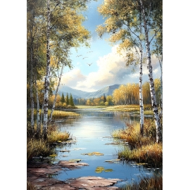РЕПРОДУКЦИЯ В РАМЕ 30Х40, Артикул: 8338